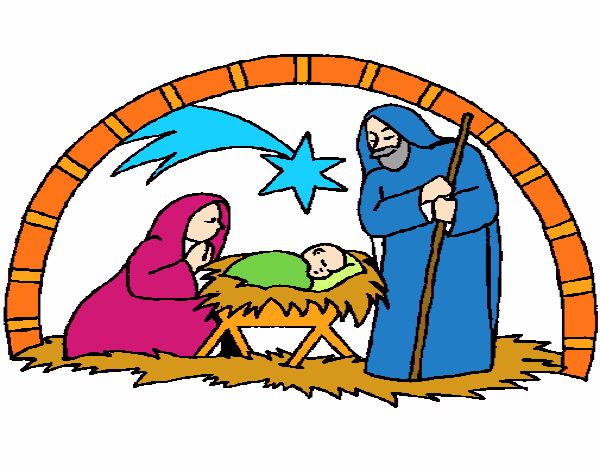 Dibujo Pesebre de navidad pintado por Bertha1276
