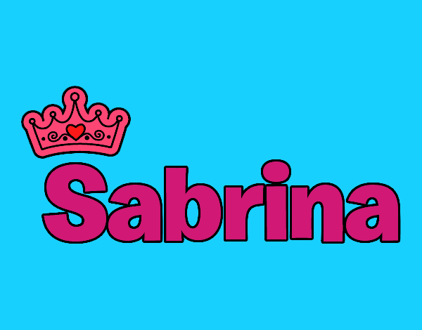 Dibujo Sabrina pintado por sabrinapao