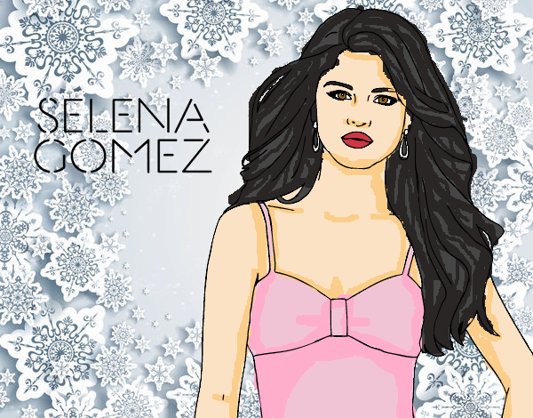 Dibujo Selena Gomez pintado por kiara-chan