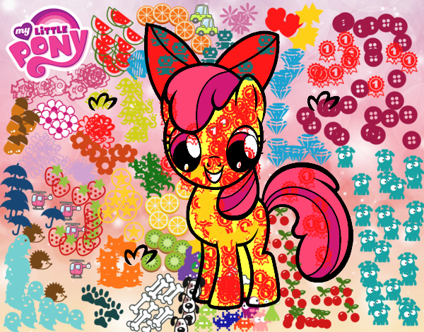 Dibujo Apple Bloom pintado por  PRIRARITY