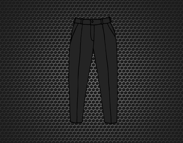 Dibujo Pantalones de pinzas pintado por Style