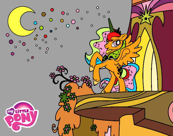 Dibujo Princesa Luna de My Little Pony pintado por  PRIRARITY