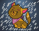 Dibujo Gato con bandana pintado por  PRIRARITY