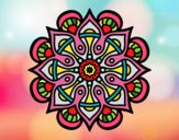 Dibujo Mandala mundo árabe pintado por gabrielars