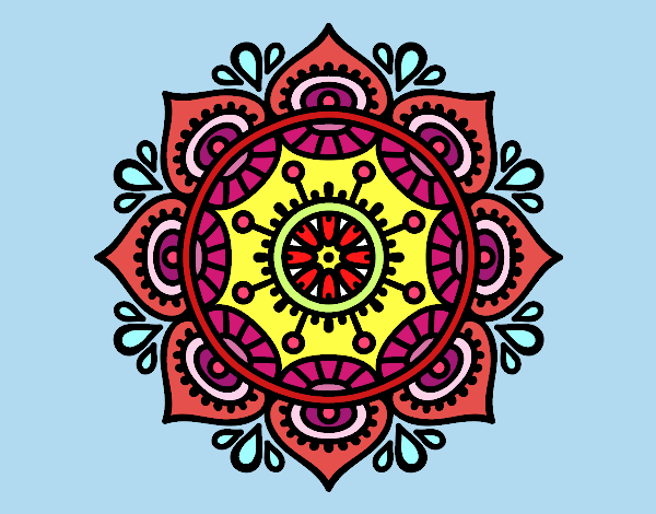 Dibujo Mandala para relajarse pintado por gabrielauh