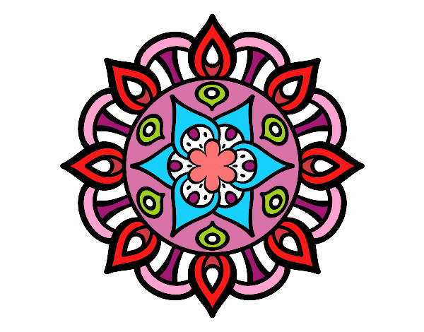 Dibujo Mandala vida vegetal pintado por gabrielauh