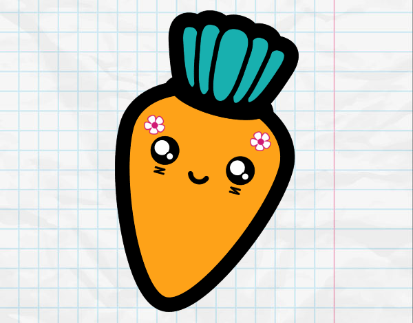 zanahoria kawaii