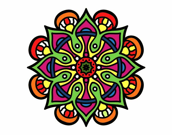 Dibujo Mandala mundo árabe pintado por MariaCaste
