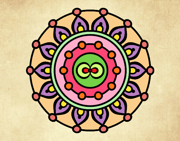 Dibujo Mandala meditación pintado por edna_salce