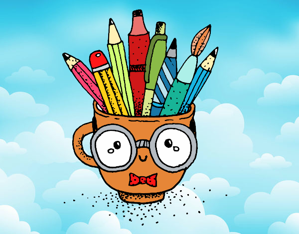 Dibujo Taza animada con lápices pintado por Less_HR