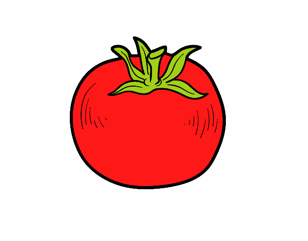 Dibujo Tomate ecológico pintado por FRANMANDAL