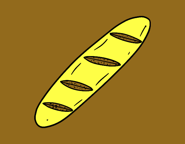 Dibujo Una barra de pan pintado por FRANMANDAL