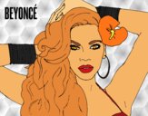Dibujo Beyoncé pintado por fefiii