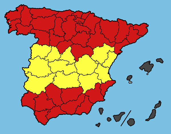 Dibujo Las provincias de España pintado por jose_happy