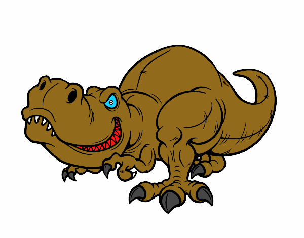 Dibujo Tyrannosaurus Rex pintado por juandavidd