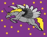 Dibujo Unicornio alado pintado por danna14