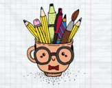 Dibujo Taza animada con lápices pintado por Devisita