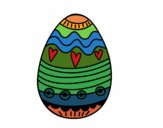 Dibujo Huevo de Pascua para decorar pintado por Miguel0912