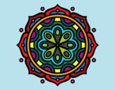 Dibujo Mandala para meditar pintado por BLANCECI