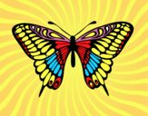 Dibujo Mariposa gran mormón pintado por martanoemi