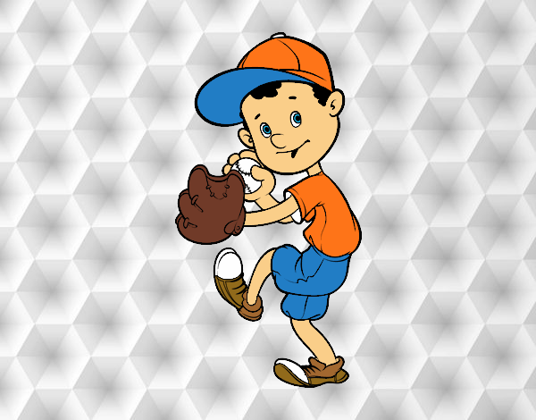 Un lanzador de béisbol
