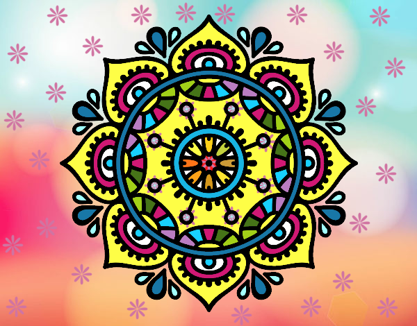 Dibujo Mandala para relajarse pintado por YOSOY1