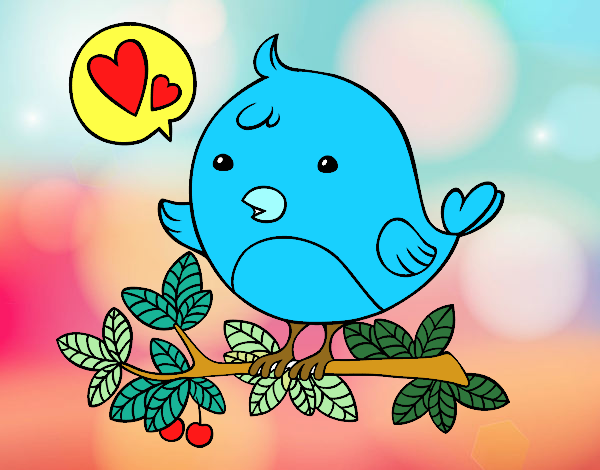 Dibujo Pájaro de Twitter pintado por sorrygordy