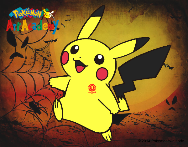 Dibujo Pikachu en Pokémon Art Academy pintado por pablo-XD