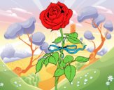 Dibujo Una rosa pintado por jovankaS