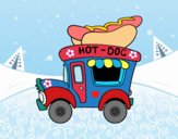Dibujo Food truck de perritos calientes pintado por mariac127
