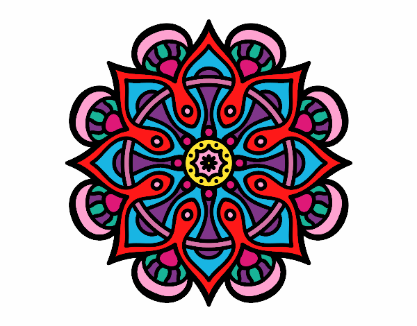 Dibujo Mandala mundo árabe pintado por AngieRC15 