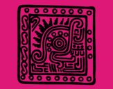 Dibujo Símbolo maya pintado por AngieRC15 
