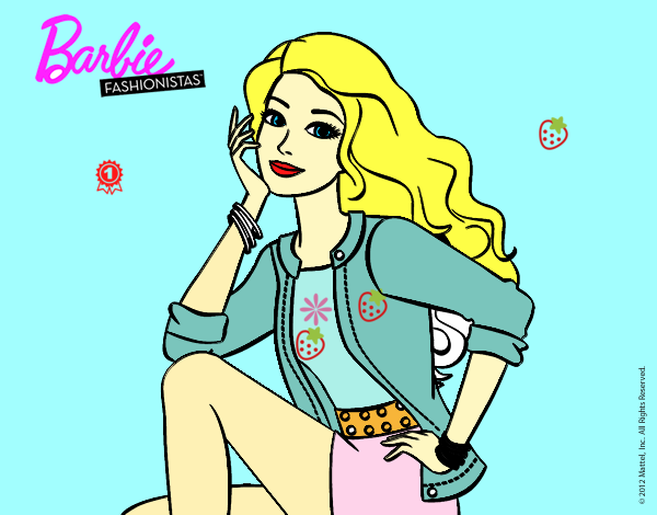 Dibujo Barbie súper guapa pintado por Sarita1909