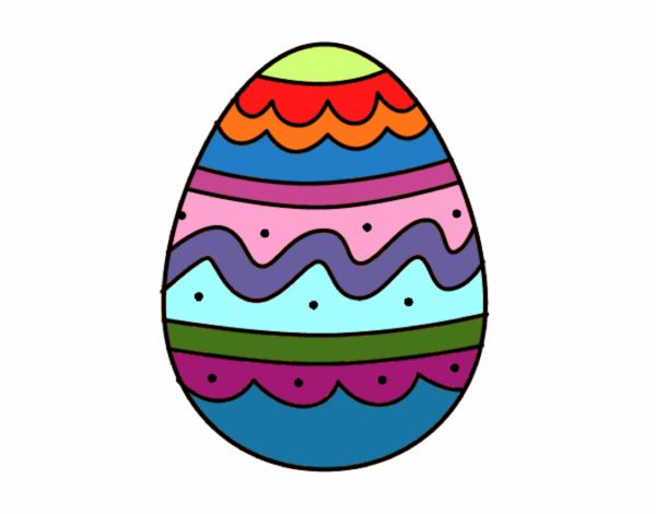 Dibujo Huevo del día de Pascua pintado por Bertha1276