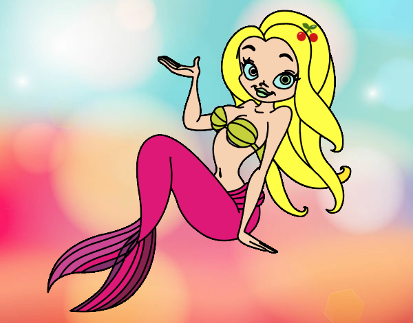 Dibujo Sirena sexy pintado por carrusel