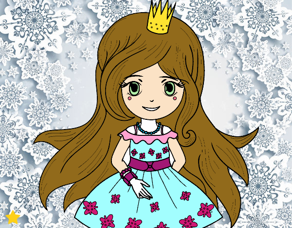 Dibujo Princesa primavera pintado por Osiita