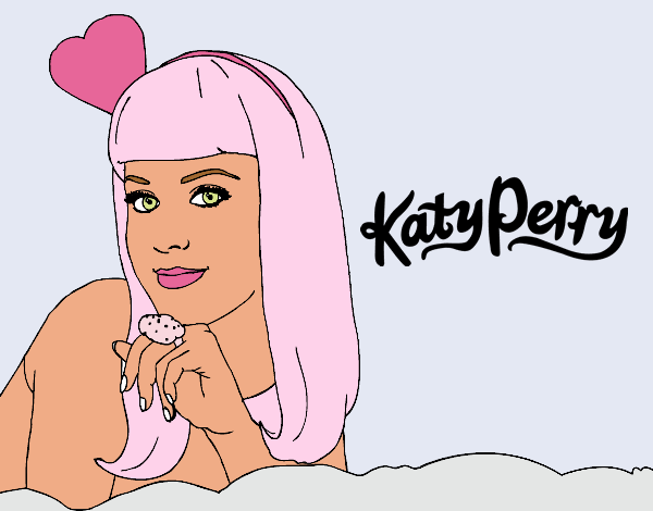 Dibujo Katy Perry pintado por Eduanyelis