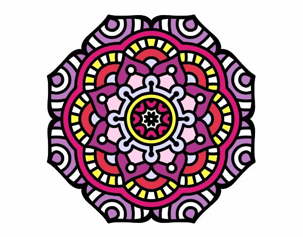 Mandala flor conceptual