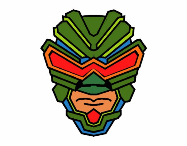 Dibujo Máscara de rayos gamma pintado por raquelloki