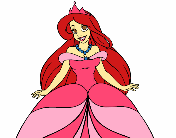 Dibujo Princesa Ariel pintado por gaof220615