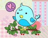 Dibujo Pájaro de Twitter pintado por Princesa48