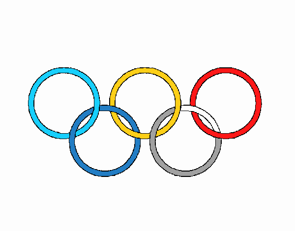 Dibujo Anillas de los juegos olimpícos pintado por xrami