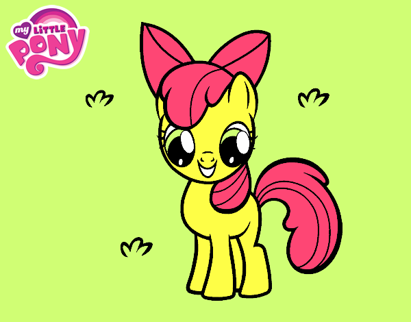 Dibujo Apple Bloom pintado por Luisa10