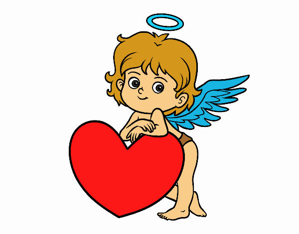Dibujo Cupido y un corazón pintado por armliz14