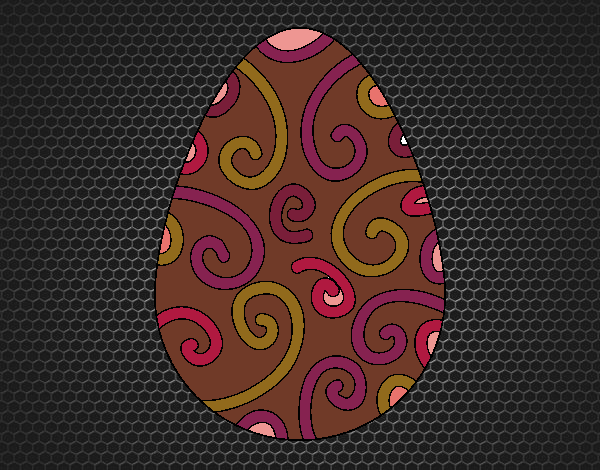 Dibujo Huevo decorado pintado por CLAUEMI