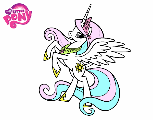 Dibujo Princesa Celestia pintado por Luisa10