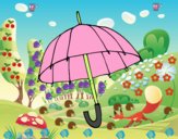 Dibujo Un paraguas pintado por marlonyzuu