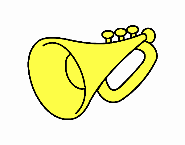 Dibujo Una trompeta pintado por GOOGLELOGO