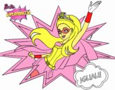 Dibujo Barbie superprincesa pintado por Kamilita1