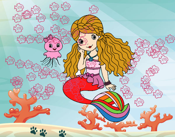 mili mi sirena y medusa